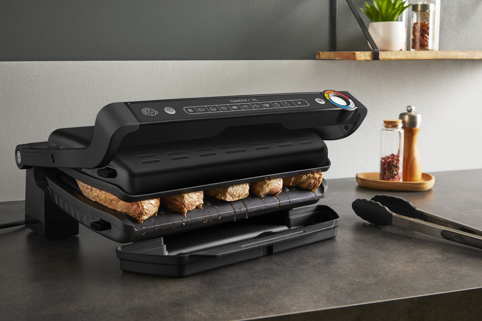 Električni roštilj TEFAL Optigrill+ XL upgrade GC727810 crni-3