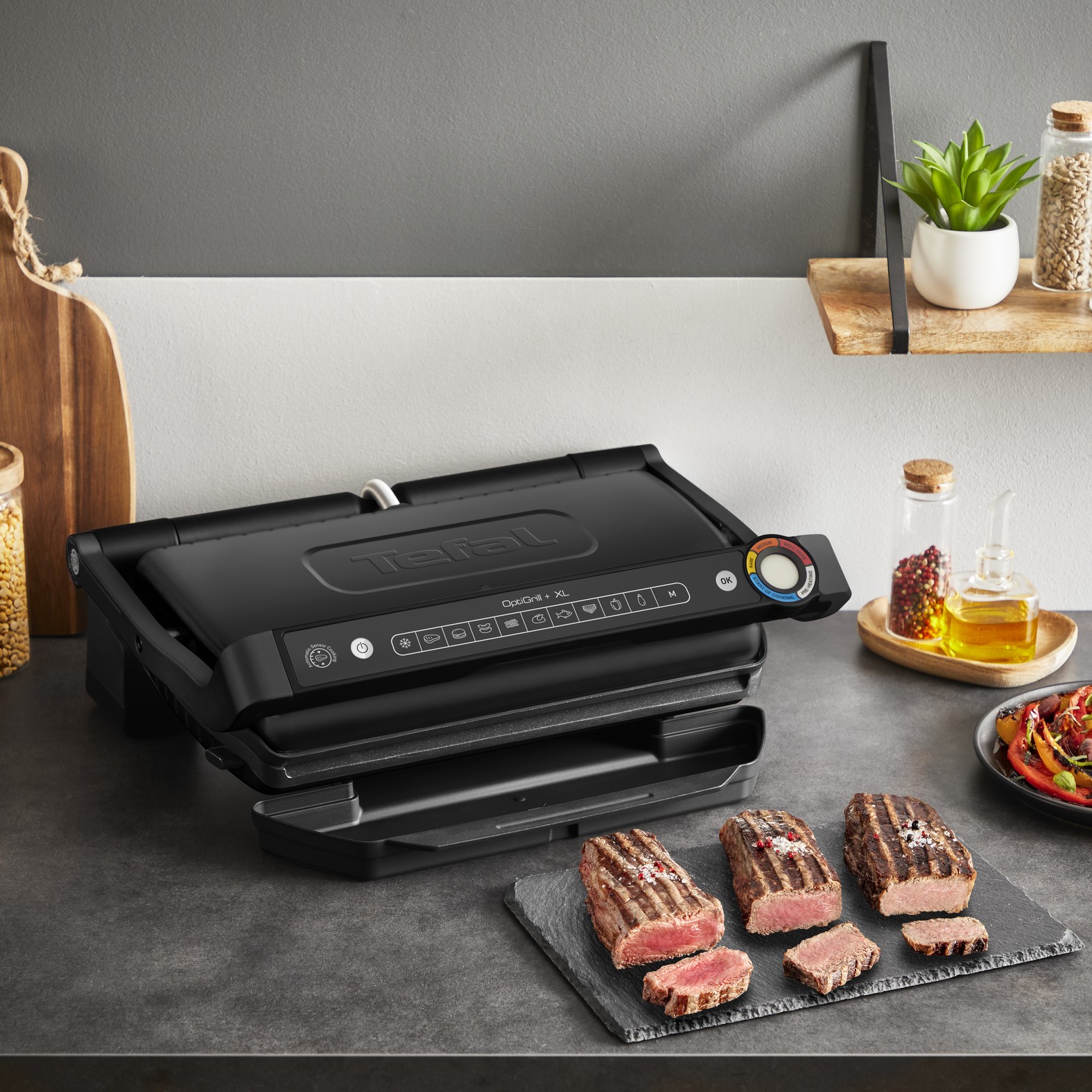 Električni roštilj TEFAL Optigrill+ XL upgrade GC727810 crni-11