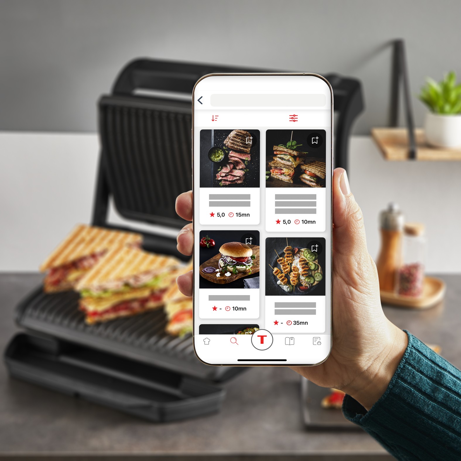 Električni roštilj TEFAL Optigrill+ XL upgrade GC727810 crni-8