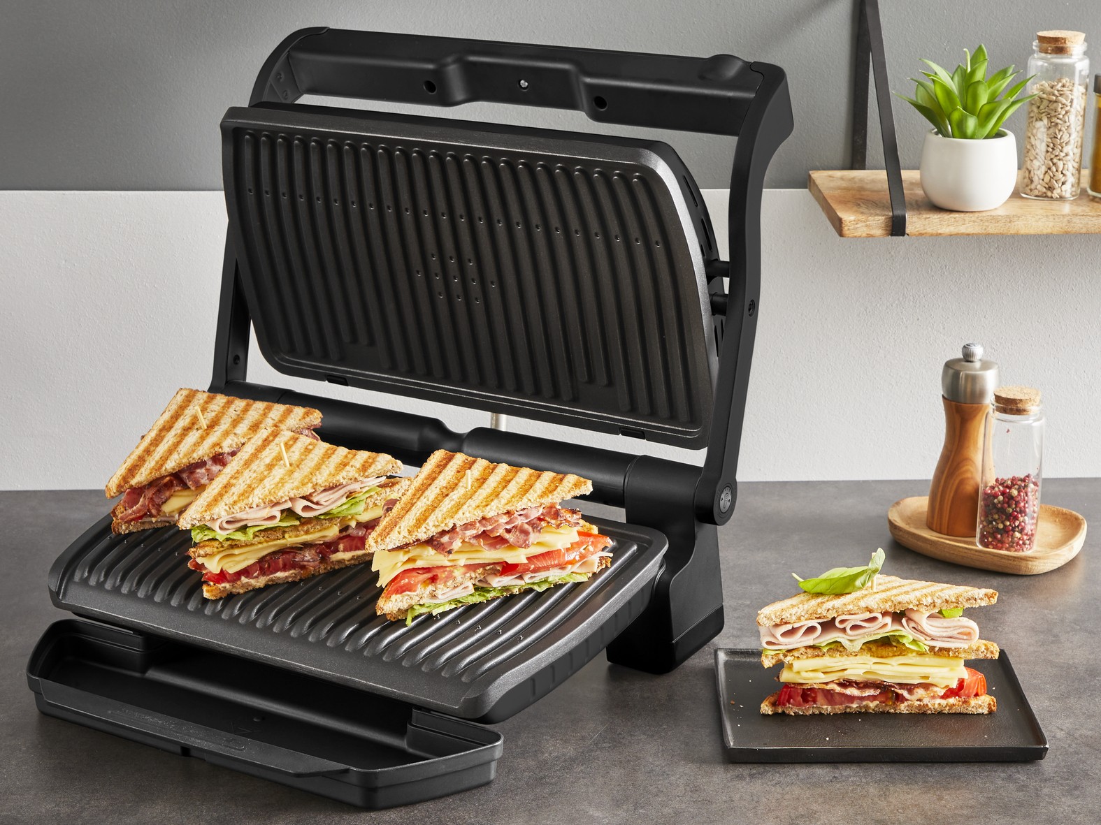 Električni roštilj TEFAL Optigrill+ XL upgrade GC727810 crni-6