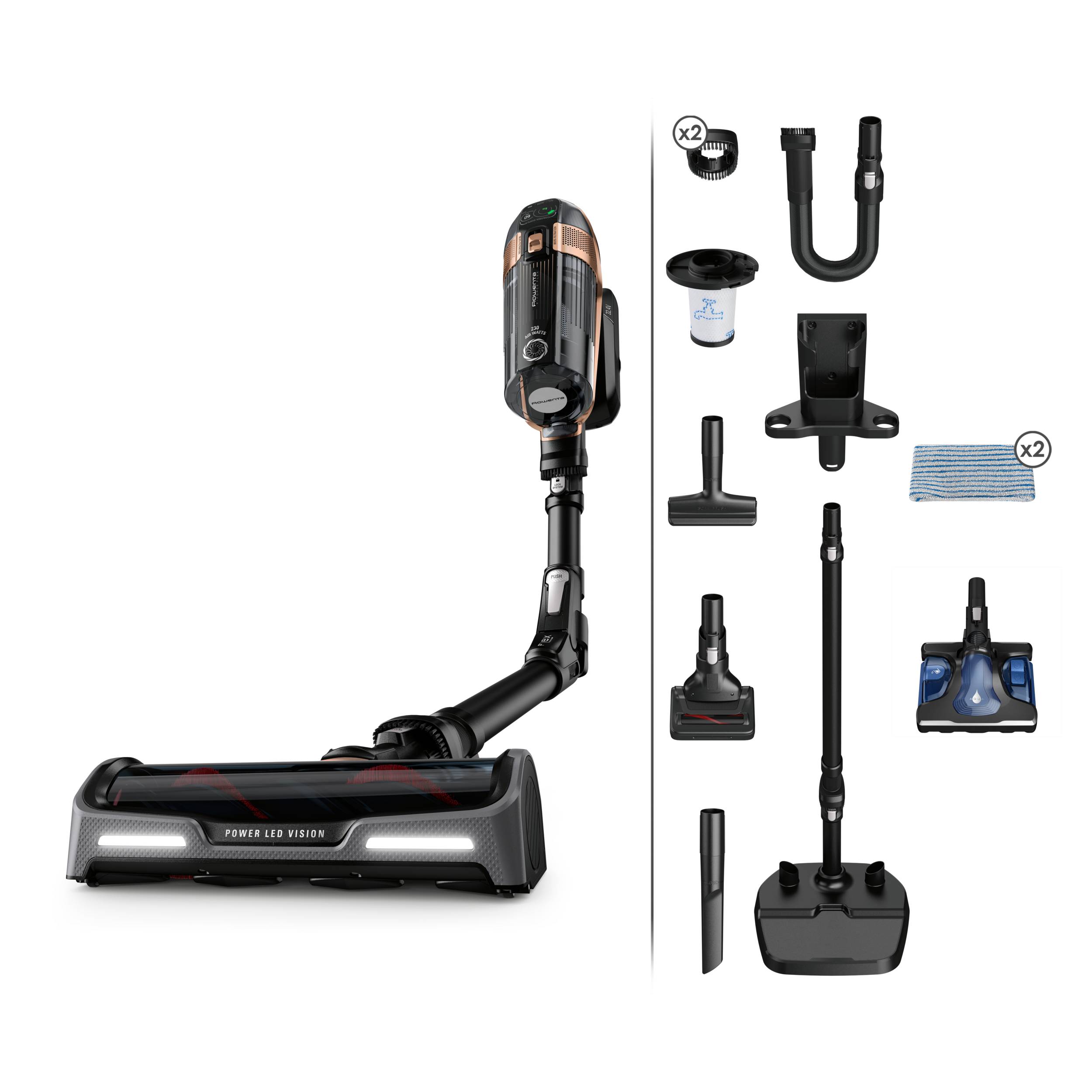 Štapni usisavač ROWENTA Versatile X-Force 15.60 AQUA Animal, RH99G1WO