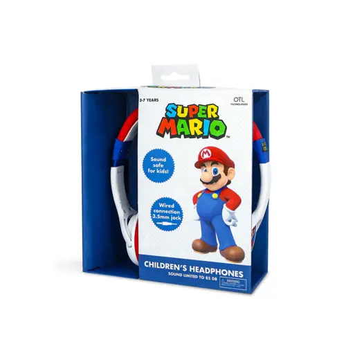Dječje slušalice OTL TECHNOLOGIES Super Mario White (žične)-4