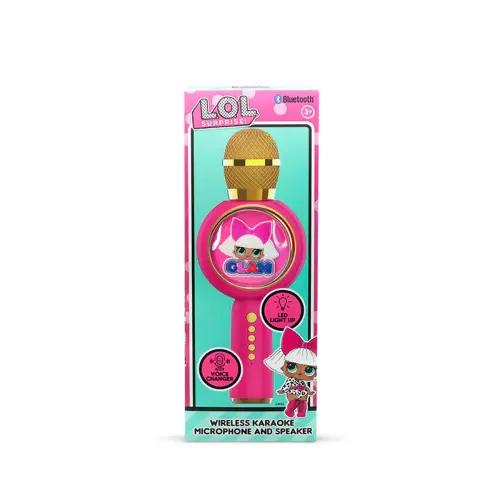 Karaoke mikrofon OTL TECHNOLOGIES PopSing  L.O.L. Surprise! B.B. Glam, LED-2