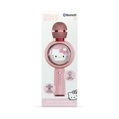 Karaoke mikrofon OTL TECHNOLOGIES PopSing Hello Kitty, LED-4