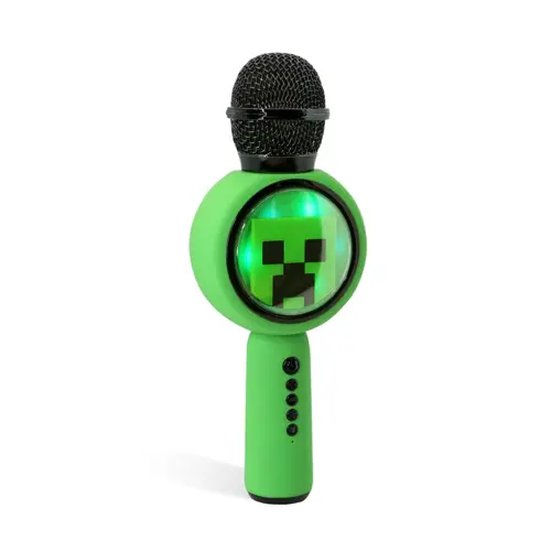Karaoke mikrofon OTL TECHNOLOGIES PopSing Minecraft Creeper, LED-3