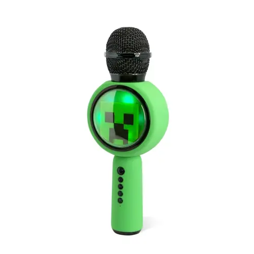 Karaoke mikrofon OTL TECHNOLOGIES PopSing Minecraft Creeper, LED-2