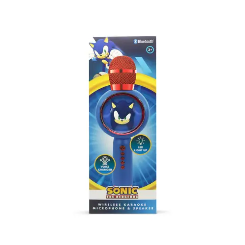 Karaoke mikrofon OTL TECHNOLOGIES PopSing Sonic The Hedgehog, LED-7