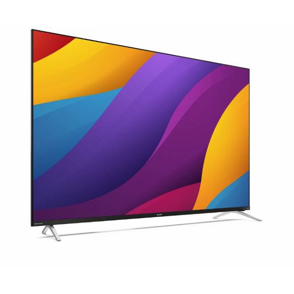 TV SHARP LED 65FN2EA ANDROID TV (164 cm, 4K Ultra HD, Active Motion 600,  HDR10, HLG, Dolby Atmos, Smart TV, DVB-T2/C/S2 HEVC/H.265)-1