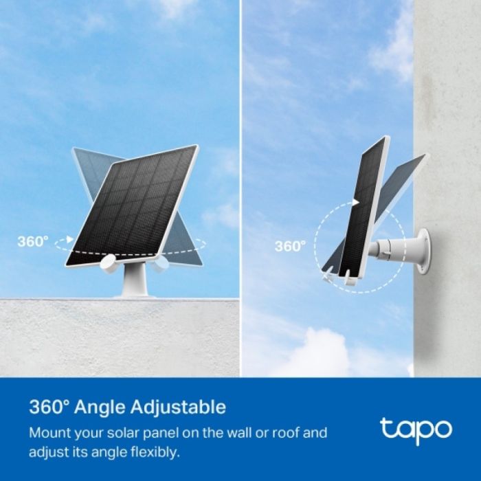 Solarni panel TP-LINK Tapo A200 4,5 W za baterijske nadzorne kamere (bijeli)-3
