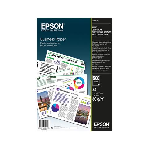 Papir EPSON SUP PAP EPS S450075 (A4, 210x297 mm, težina papira 80 g/m2, 500 listova)