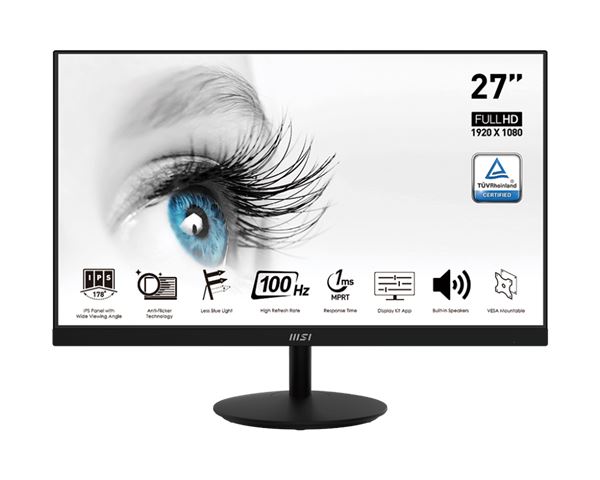 Monitor MSI MON 27 PRO MP271A (27, 1920x1080, IPS, 100 Hz, 300 cd/m2, kontrast 1.0001, 5 ms)-0