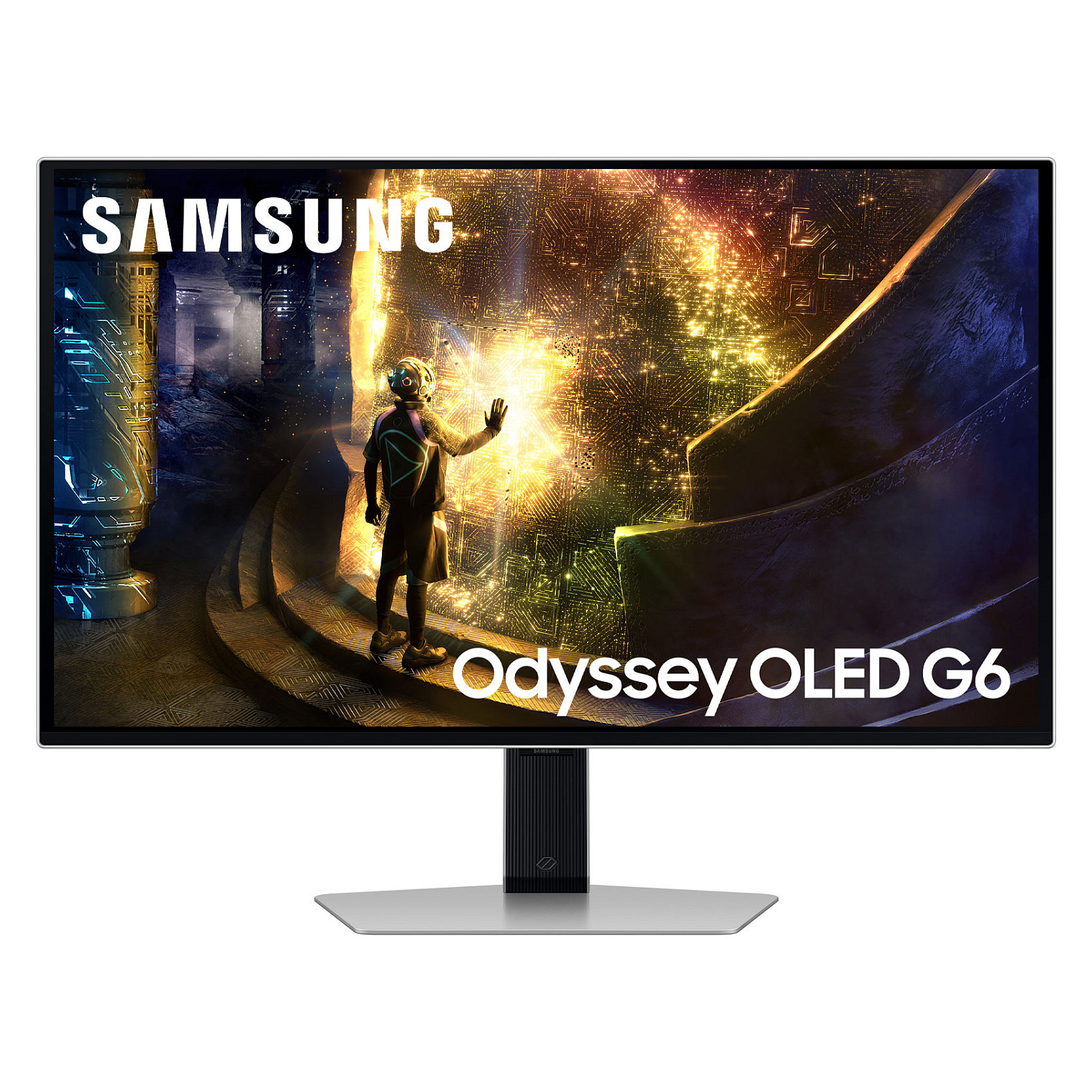 Monitor SAMSUNG LS27DG610SUXEN (27, 169, panel oled, 2560x1440, 250 cd/m2, kontrast 1.000.0001, 178°, 178°, 0,03 ms, dp, hdmi x2, usb 3.0 x3, ravni, boja srebrna, postolje pivot, postolje podesivo po visini, swivel, tilt, 240Hz)-1