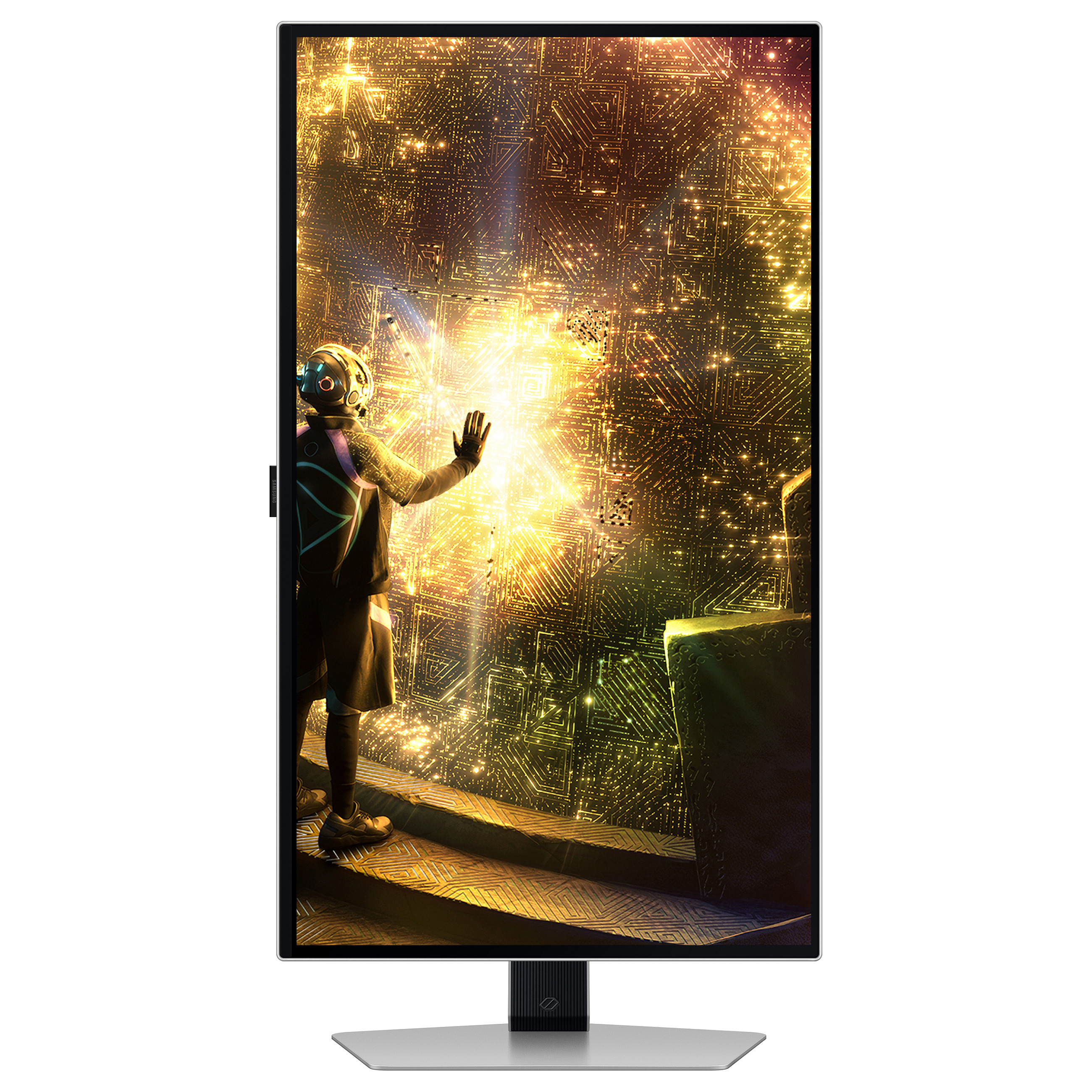 Monitor SAMSUNG LS27DG610SUXEN (27, 169, panel oled, 2560x1440, 250 cd/m2, kontrast 1.000.0001, 178°, 178°, 0,03 ms, dp, hdmi x2, usb 3.0 x3, ravni, boja srebrna, postolje pivot, postolje podesivo po visini, swivel, tilt, 240Hz)-3