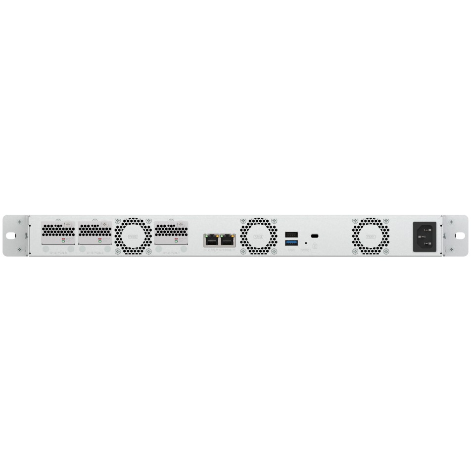 NAS QNAP TS-h765eU-8G 1U 4-bay 3.5" SATA + 3 x E1.S/PCIe M.2 2280-9