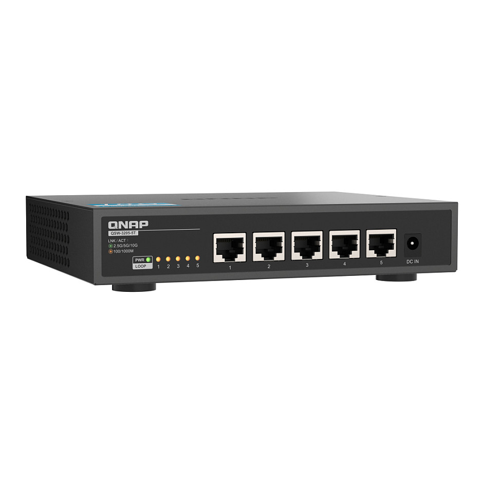 Prekidač QNAP QSW-3205-5T (5 ports, 10GbE RJ45, unmanaged)-5