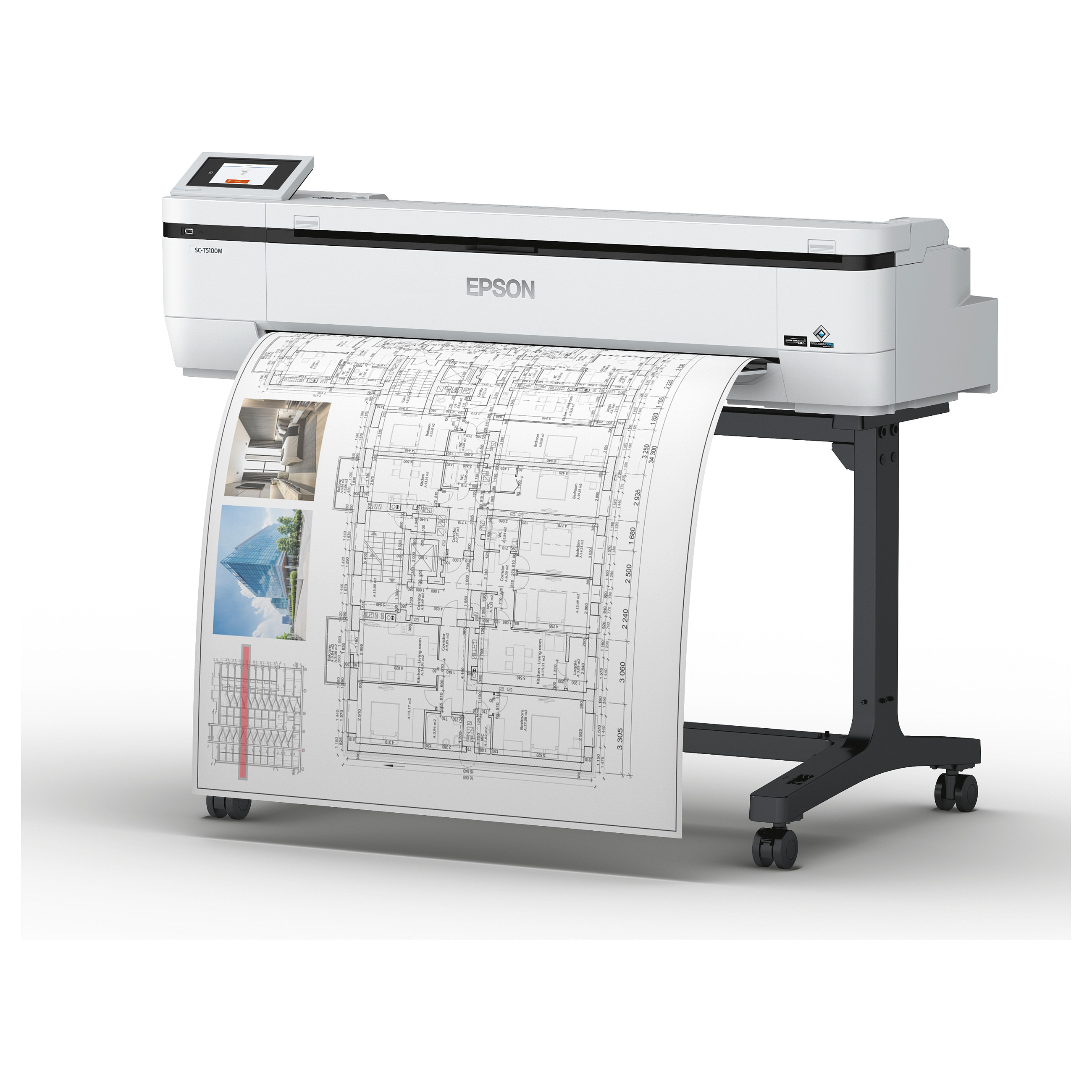 Printer EPSON SureColor SC-T5100M 36" (2400x1200, brzina ispisa 0,2 SPM, max. duljina role 30 m)-6