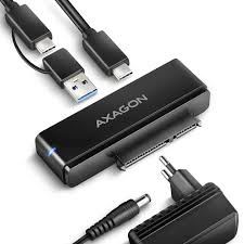 AXAGON ADSA-FPX USB CM -> SATA 6G, 2,5"/3,5" HDD/SSD, C->A Adapter (USB-C 3.2 Gen2, 10Gbps, UASP, TRIM)-0