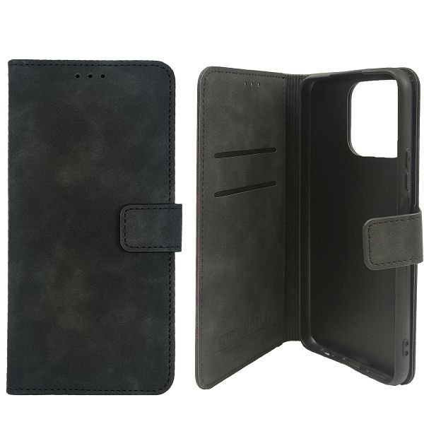 MM BOOK TORBICA XIAOMI REDMI NOTE 14 5G - WALLET SKIN-FEEL crna