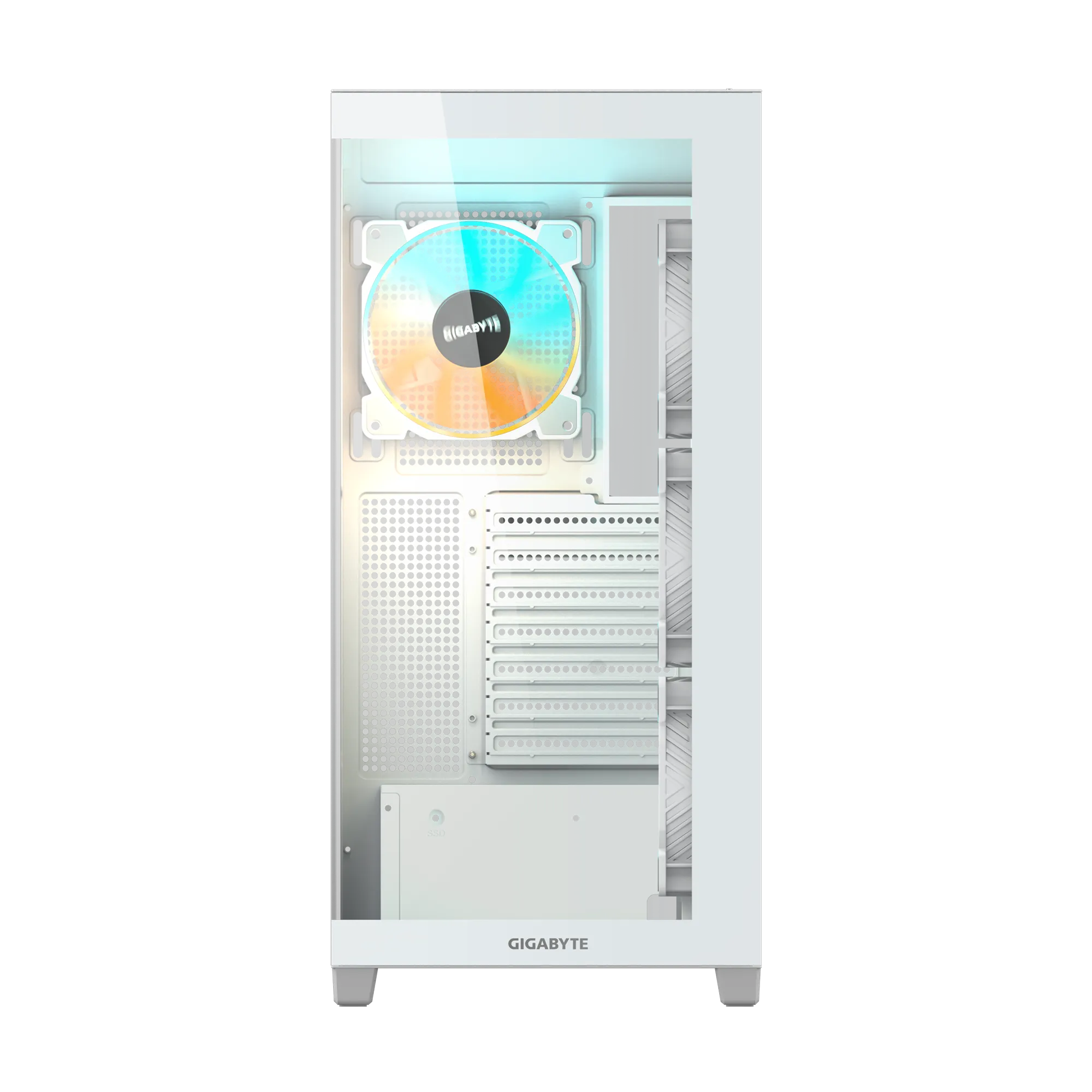 Kućište GIGABYTE C500 PANORAMIC STEALTH ICE (gaming midi tower, bijela boja)-1