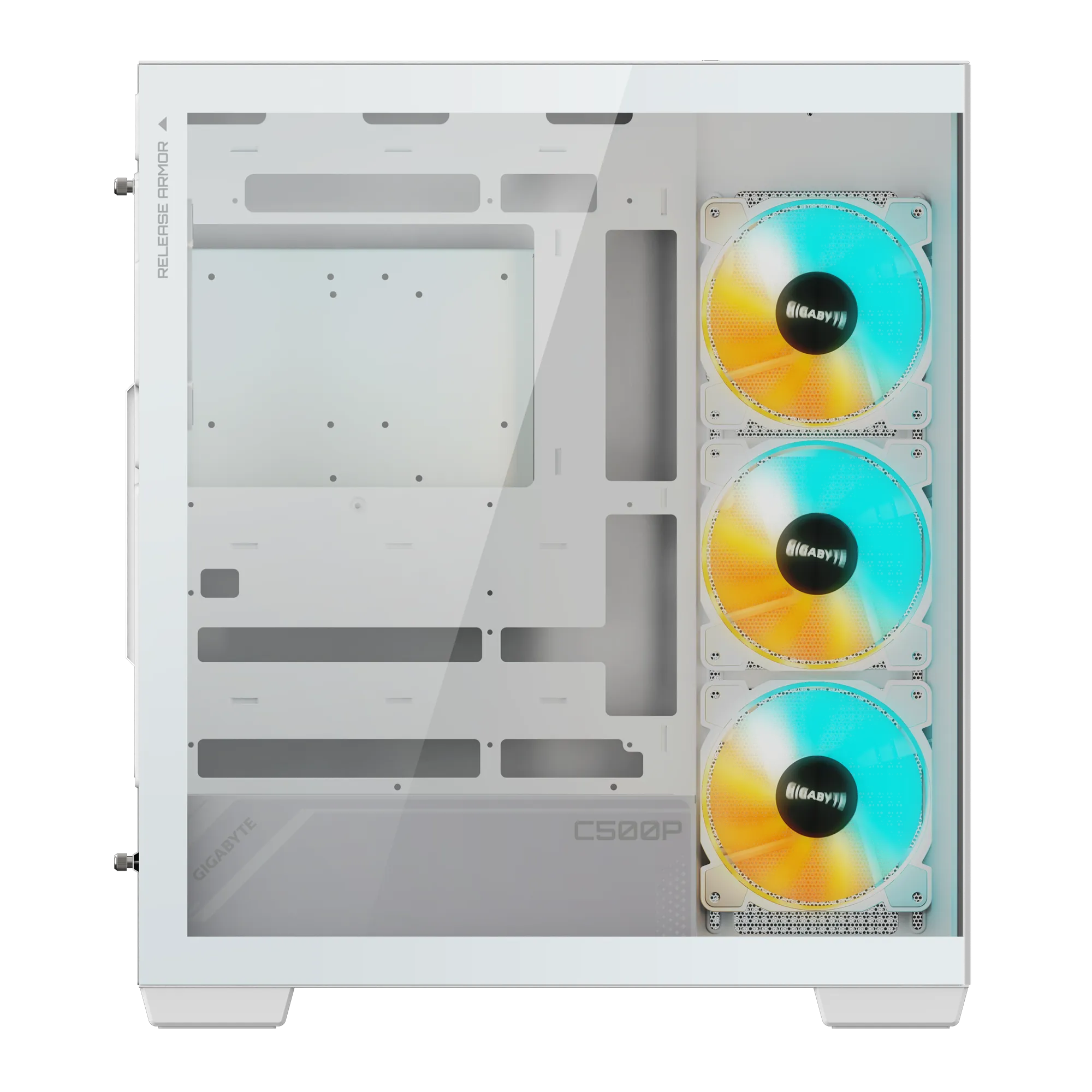 Kućište GIGABYTE C500 PANORAMIC STEALTH ICE (gaming midi tower, bijela boja)-2