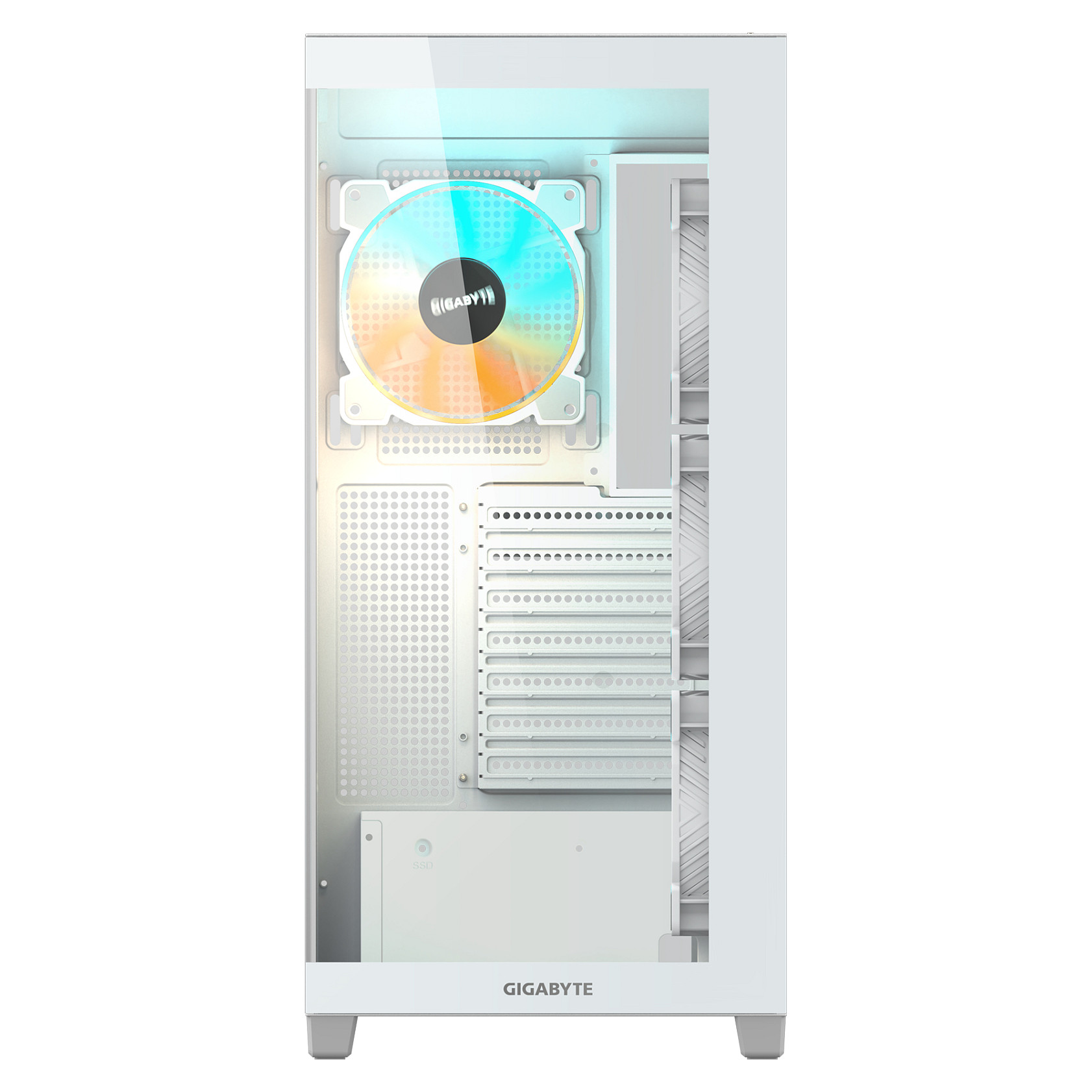 Kućište GIGABYTE C500 PANORAMIC STEALTH ICE (gaming midi tower, bijela boja)-5