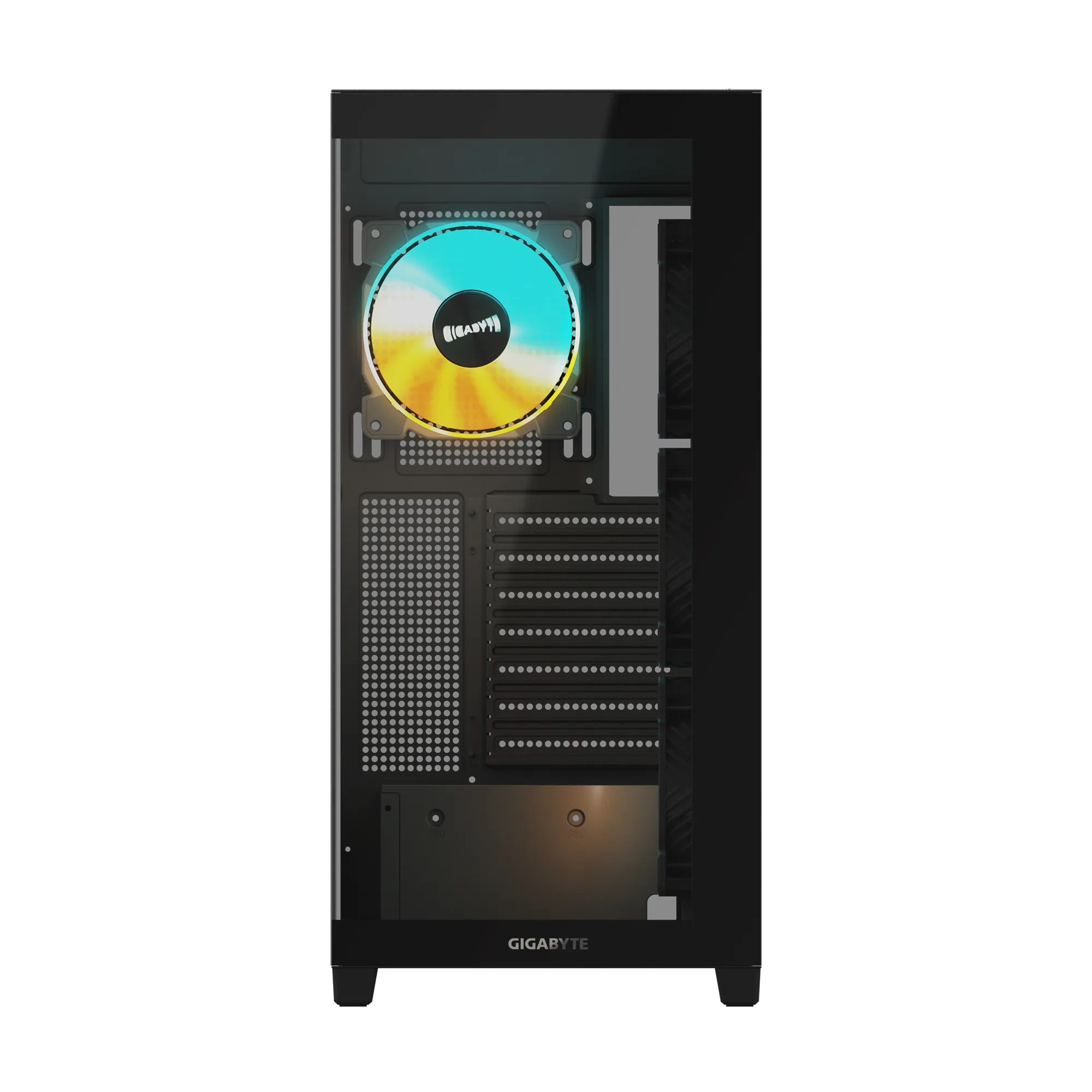 Kućište GIGABYTE C500 Panoramic Stealth Ice USB-C USB 3.2 GEN2 ATX ARGB, crna-2