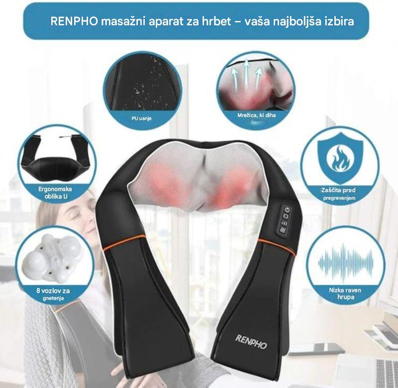 Renpho Massager for the neck and shoulders U-NEK 1-2