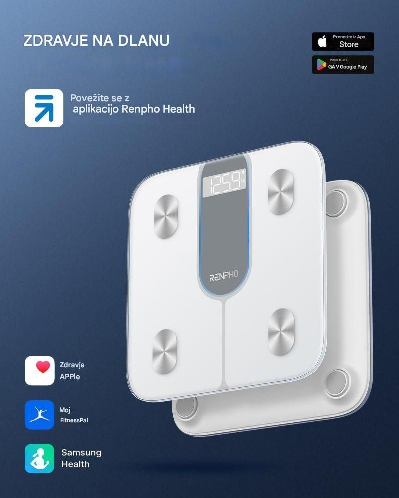Vaga Renpho ELI 1C Smart Personal Libra (199.6 kg, Bluetooth, LED)