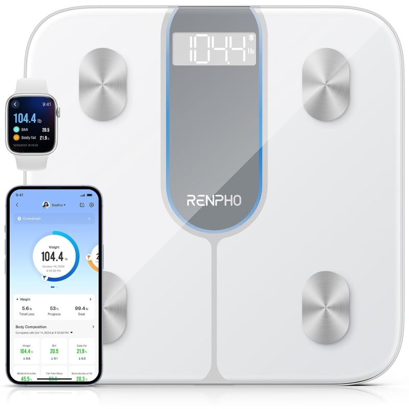 Vaga Renpho ELI 1C Smart Personal Libra (199.6 kg, Bluetooth, LED)-1