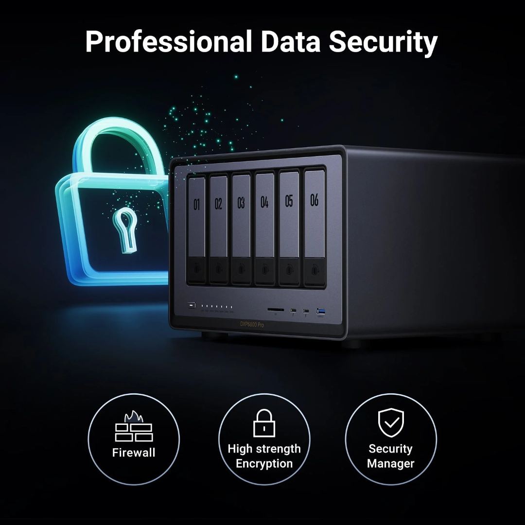 NAS uređaj UGREEN DXP6800 PRO (Intel i5-1235U, 8GB DDR5, 6 SATA, 2 M.2, 2x 10GBE)-1