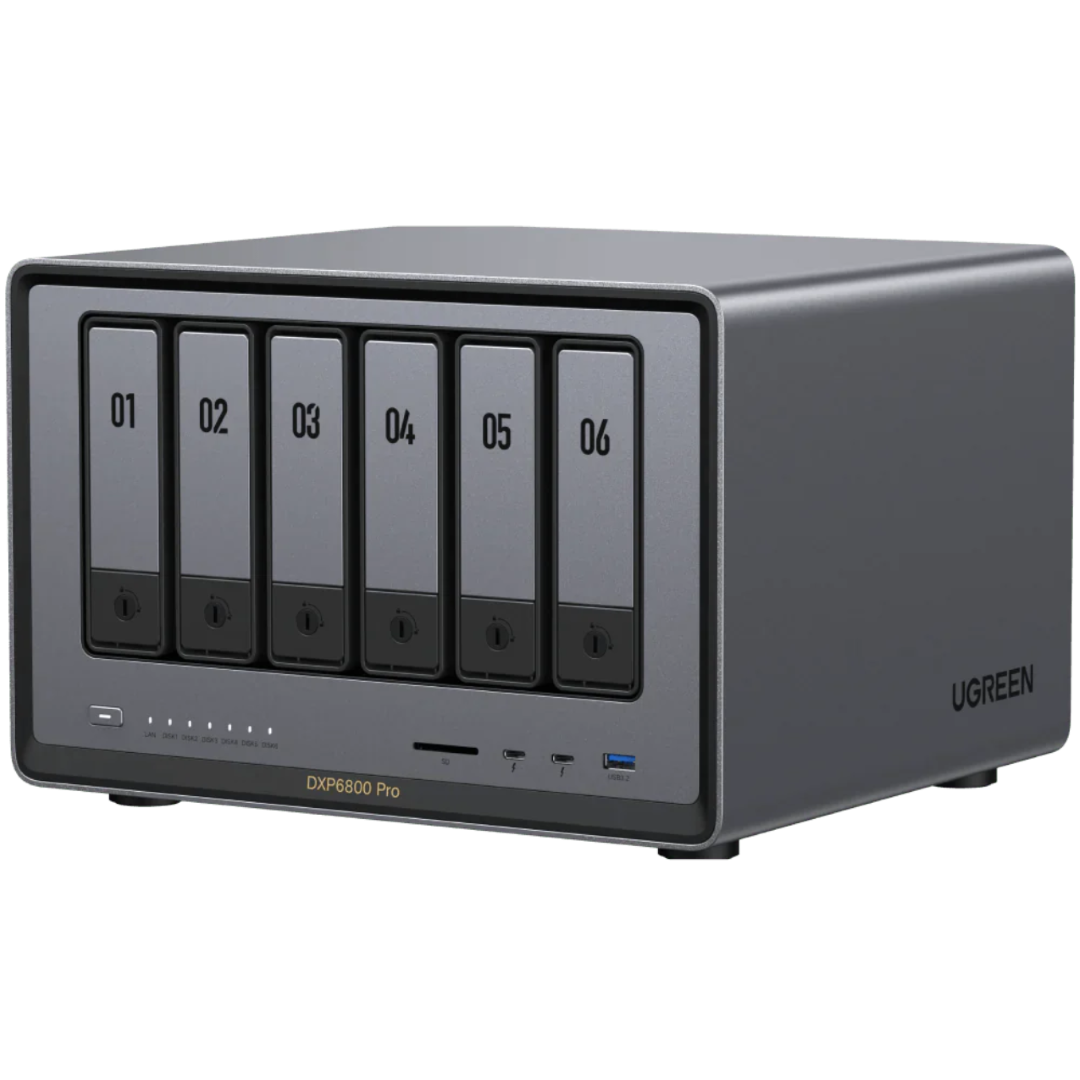 NAS uređaj UGREEN DXP6800 PRO (Intel i5-1235U, 8GB DDR5, 6 SATA, 2 M.2, 2x 10GBE)-0
