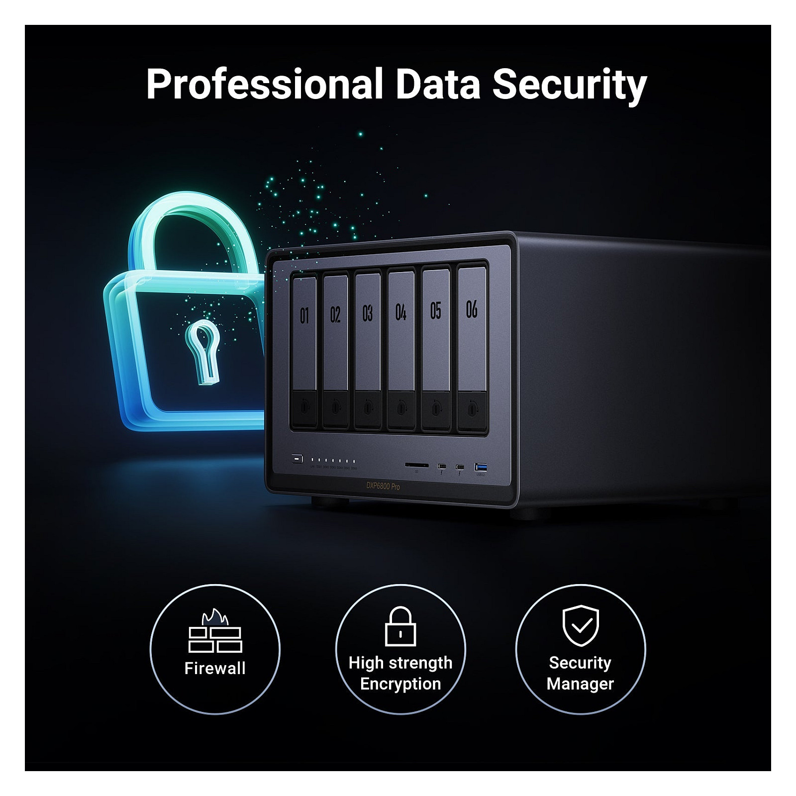NAS uređaj UGREEN DXP6800 PRO (Intel i5-1235U, 8GB DDR5, 6 SATA, 2 M.2, 2x 10GBE)-9