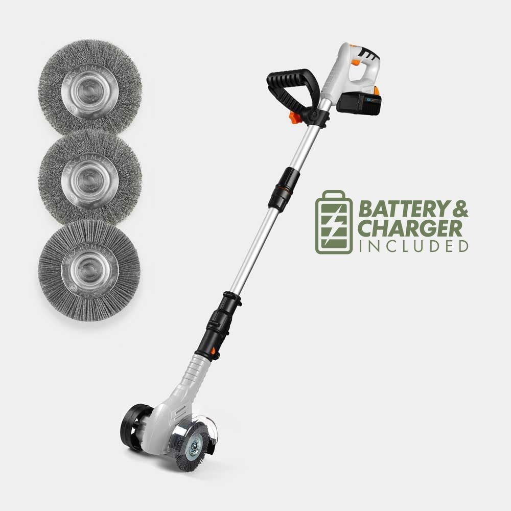 Električni uklanjač korova VONHAUS G-Series (1200 rpm, podesiva visina, 3 zamjenjive četke, bežični, Li-ion baterija)-1