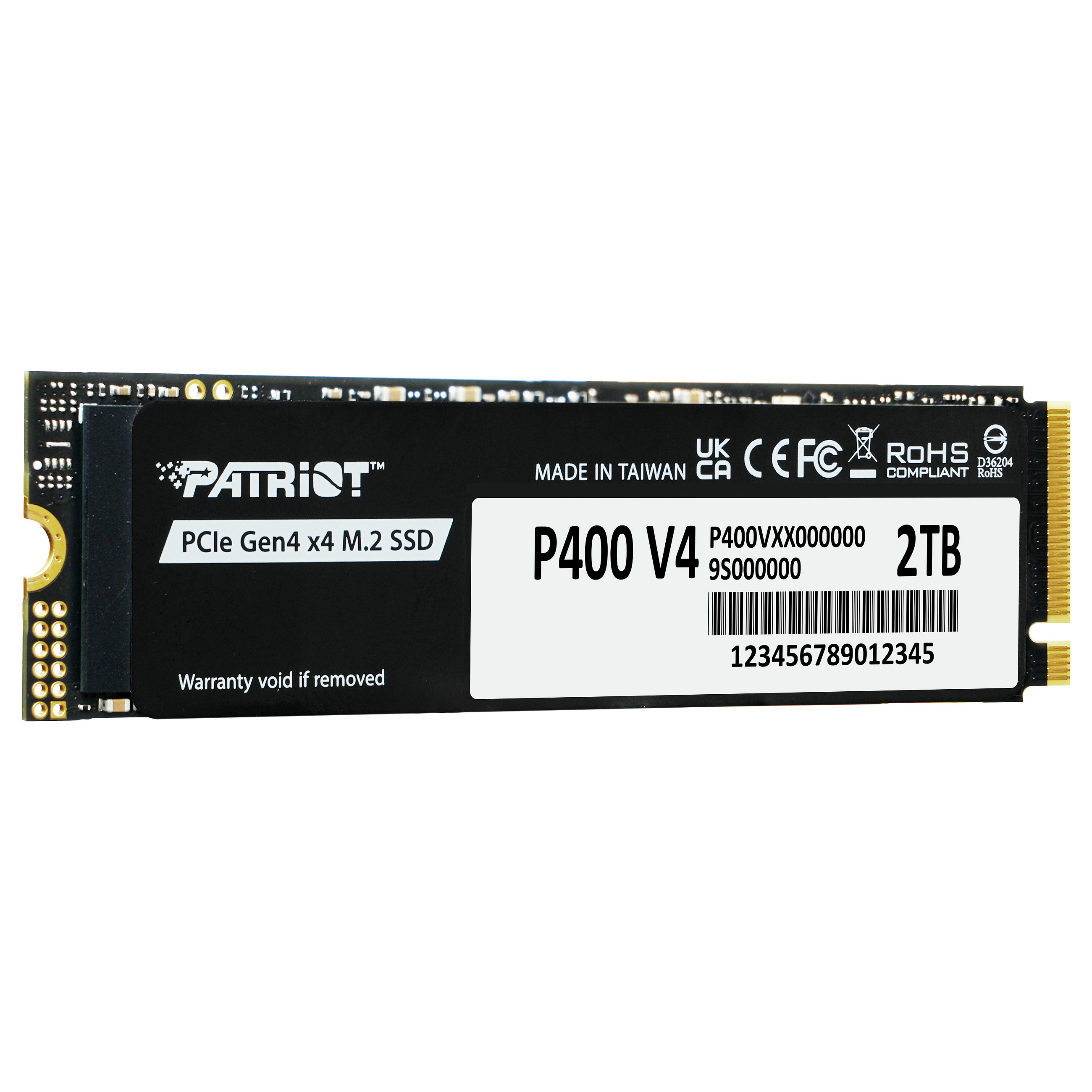 SSD PATRIOT P400 V4 2TB M.2 NVME PCIe Gen 4 x4-8