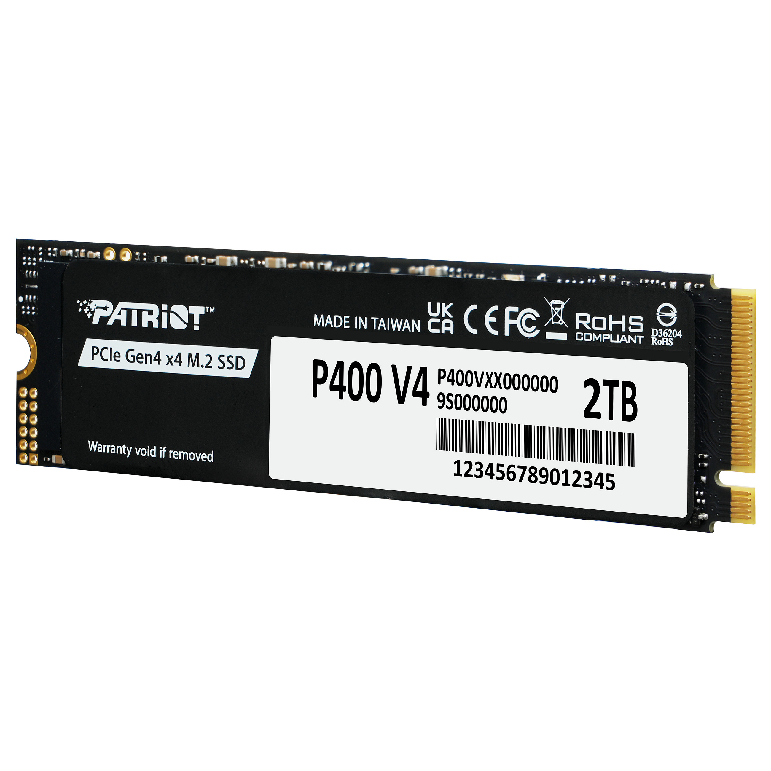 SSD PATRIOT P400 V4 2TB M.2 NVME PCIe Gen 4 x4-9