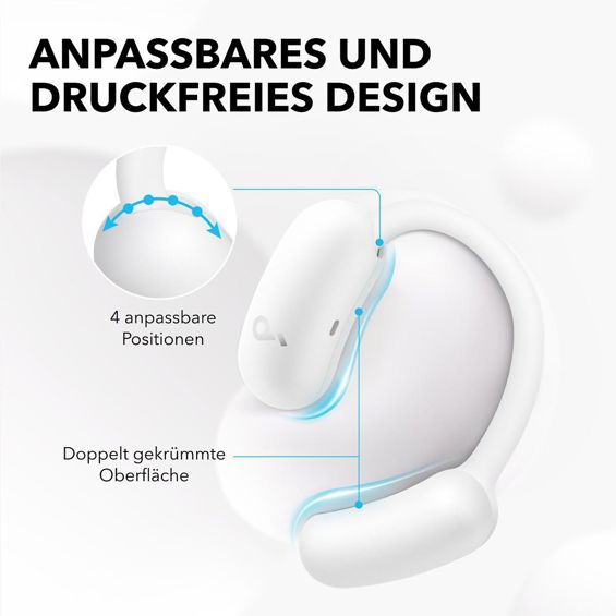 Slušalice ANKER Soundcore AeroFit 2 Open-Ear bijele (bežične)-10