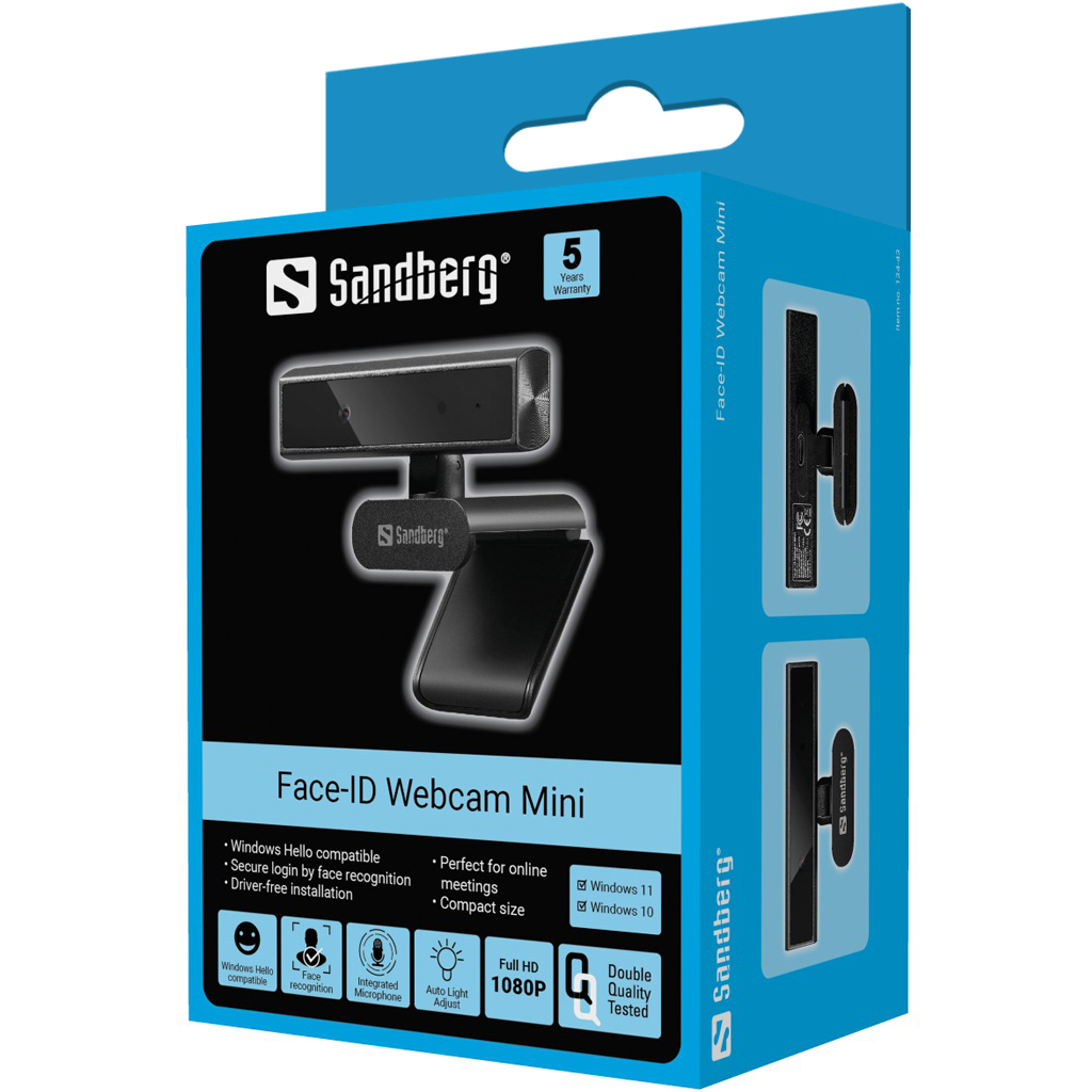 Webcam SANDBERG FACE-ID MINI FULL HD 1080P-1