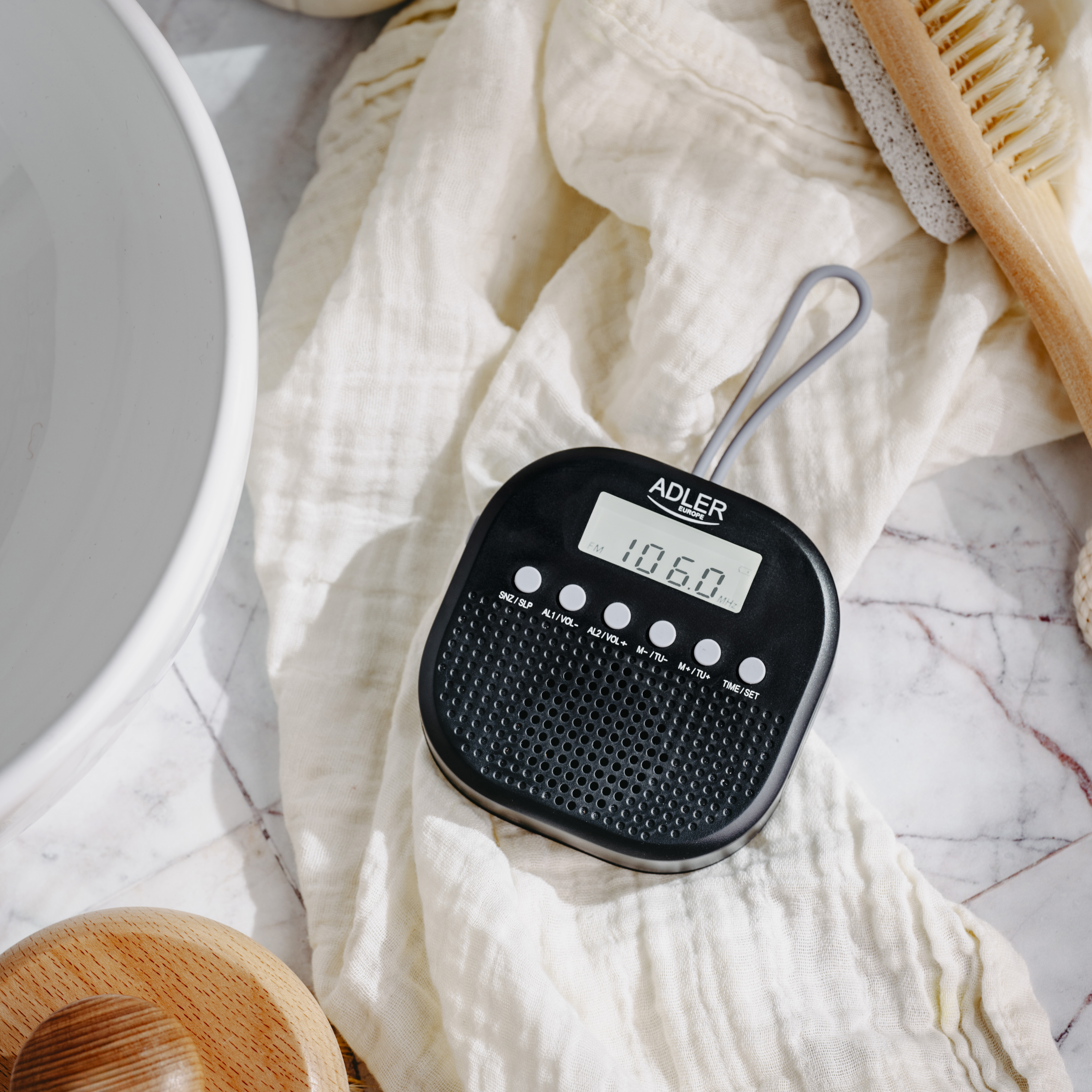 Radio ADLER AD 1912 (univerzalni, vodootporni, crni)-1