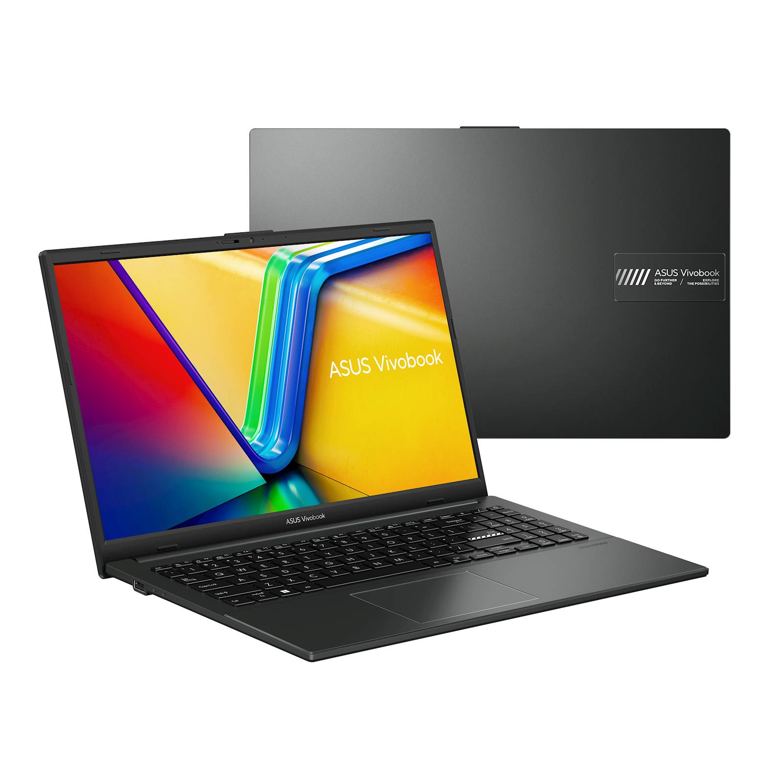 Laptop ASUS Vivobook Go 15 E1504FA-NJ789W (15.6” LED FHD, Ryzen 5 7520U, 16GB RAM, 1TB SSD, AMD Radeon Graphics, Win11 Home) Mixed Black-1