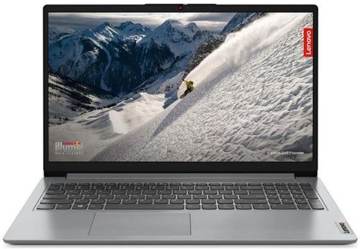 Laptop LENOVO IdeaPad 1 (15.6" IPS FHD 1920x1080, Ryzen 5 7520U, 16GB RAM, 512GB SSD, AMD Radeon 610M, Win11 Home) sivi-0