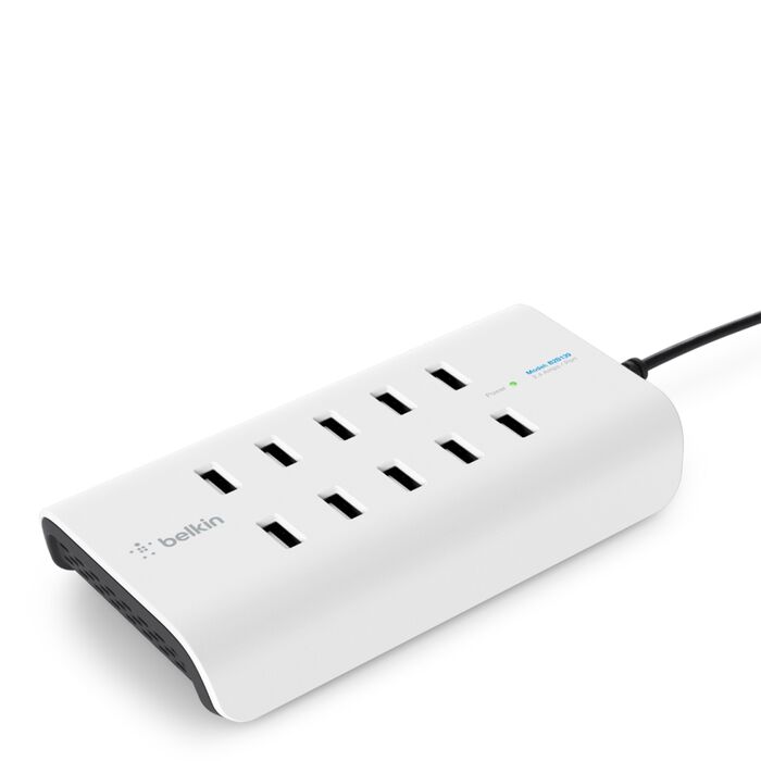 Punjač BELKIN ROCKSTAR (10-Port, 2.4A, USB-A, bijeli)
