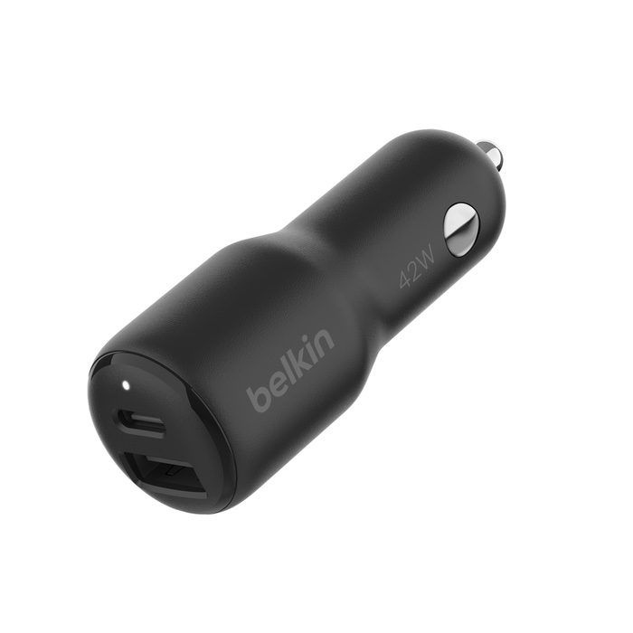Punjač BELKIN BoostCharge Dual Car Charger 42W-30W USB-C PD PPS + 12W USB-A-0