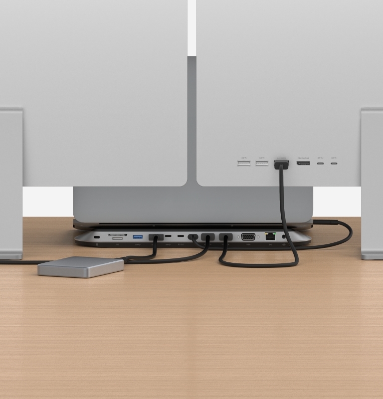 USB-C Dock BELKIN Connect Universal 11-in-1 Pro - Srebrni-3