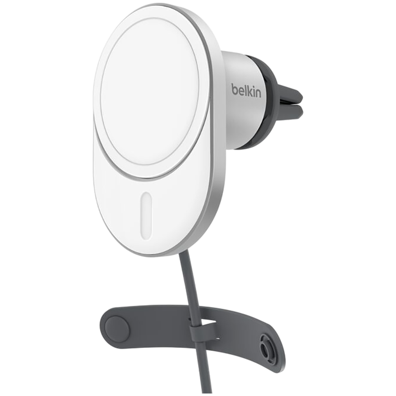 Punjač BELKIN BoostCharge Pro Wireless Car Charger (15W, Qi2, bijela)-6