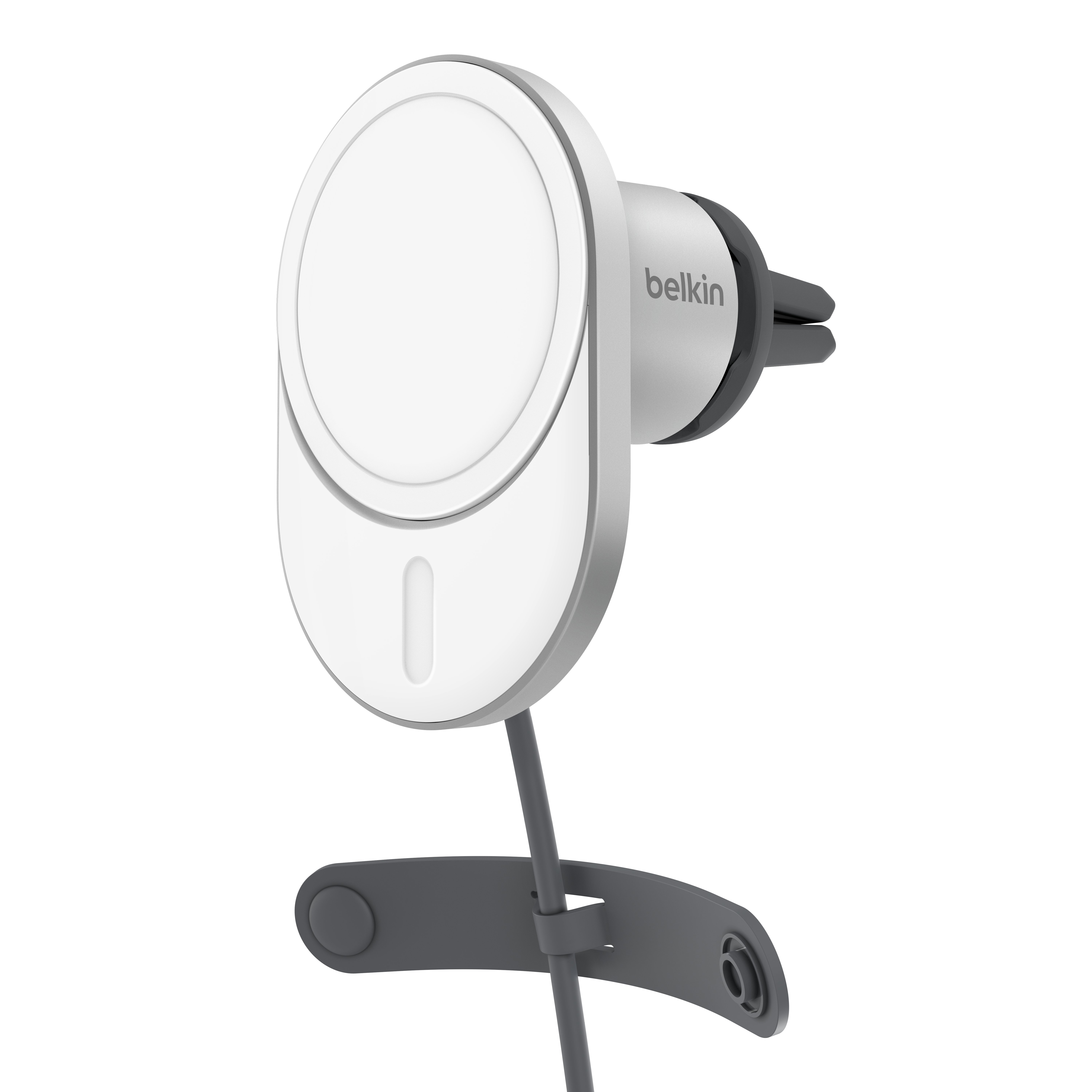Punjač BELKIN BoostCharge Pro Wireless Car Charger (15W, Qi2, bijela)-3