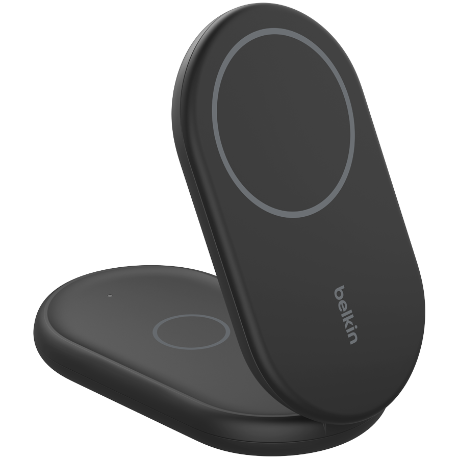 Bežični punjač BELKIN BOOSTCHARGE Qi2 15w Magnetic 2in1 Stand - Crni (15W, Qi, 2u1, magnetni, crni)-5