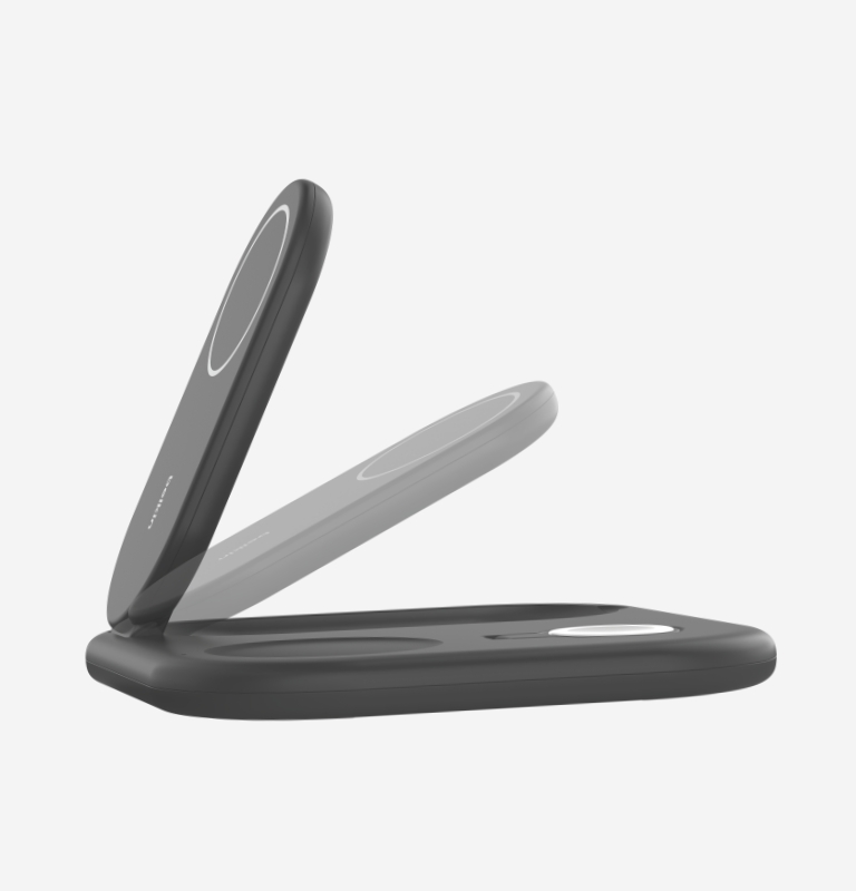 Belkin BOOSTCHARGE Qi2 15w Magnetic 3in1 Stand - Black-3