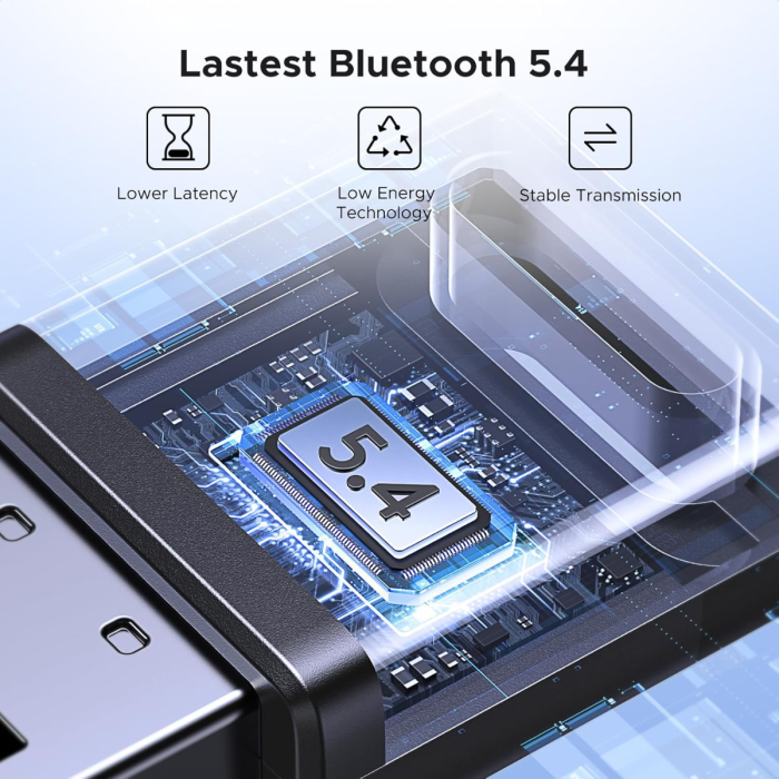 Adapter UGREEN, USB-A, Bluetooth 5.4, crni-16