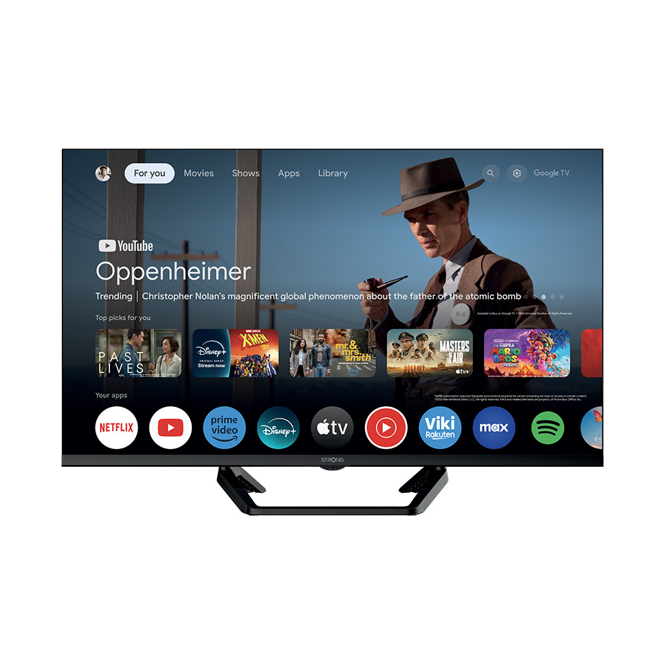 Televizor LED 32incha STRONG 32HG6733C, Google TV, HD, DVB-T2/C/S2, Wi-Fi, Bluetooth, HDMI, USB, energetski razred F-2