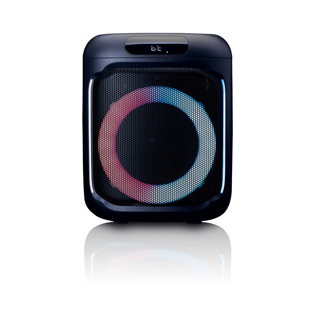 Prijenosni audio sustav LENCO PA-101BK, 100W, Bluetooth, USB, IPX4, mikrofon, LED efekti-4